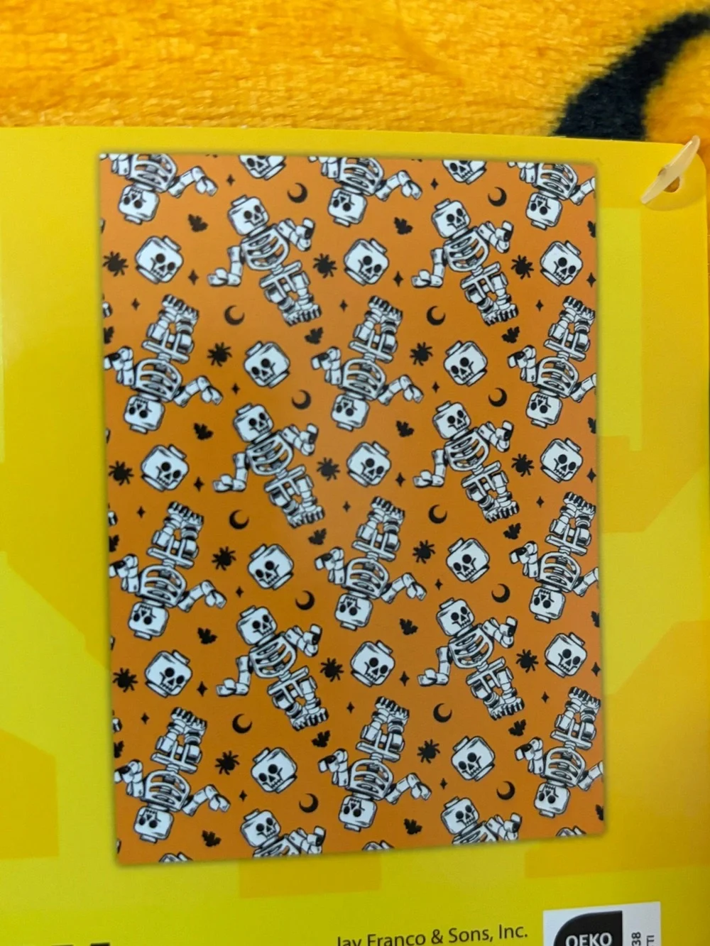 Lego Yellow Skeleton Throw Blanket
